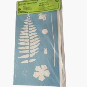 Sandy Aubuchon Stencil Flower Sword Fern Easy Art Productions Free Form SA02